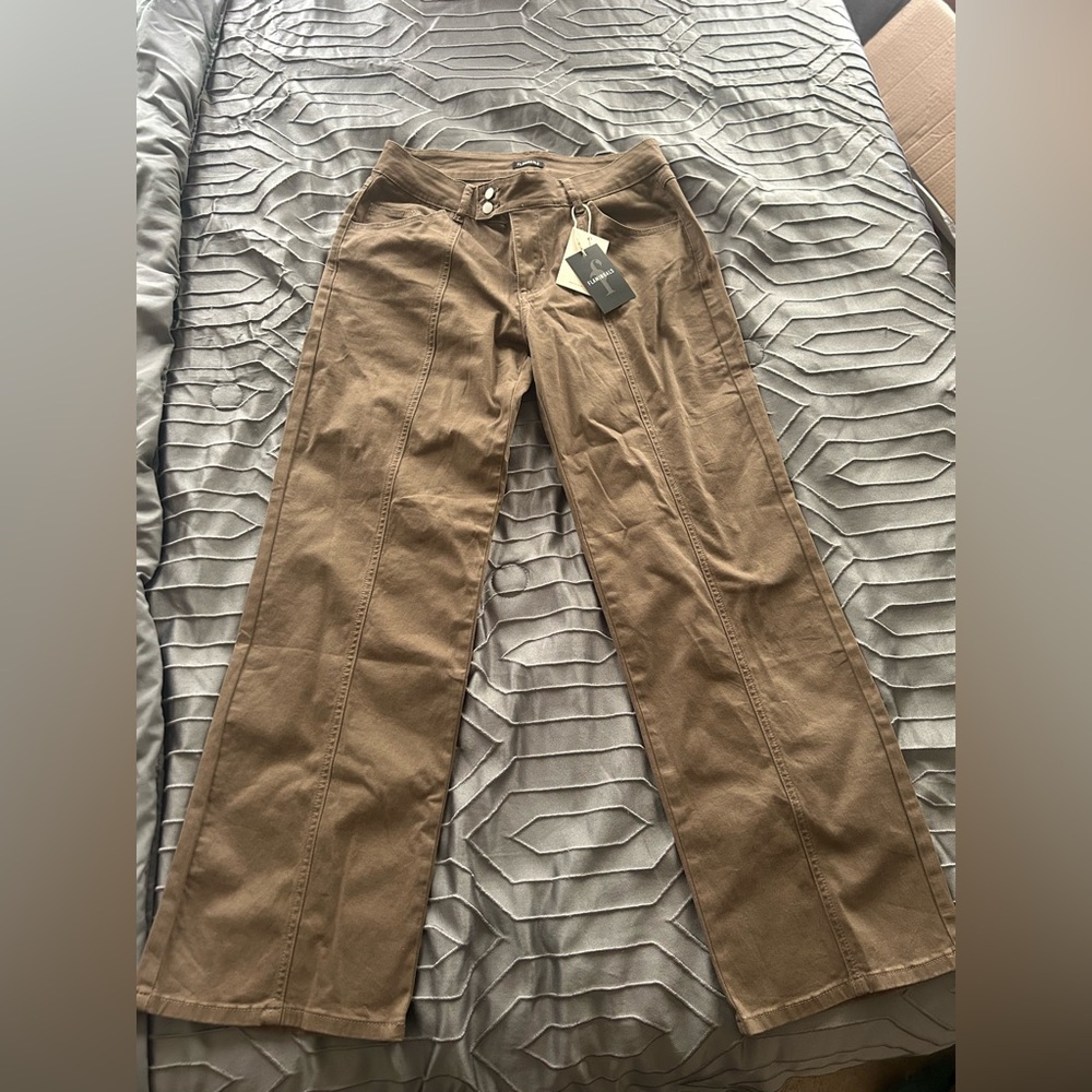 Flamingals Brown Pants